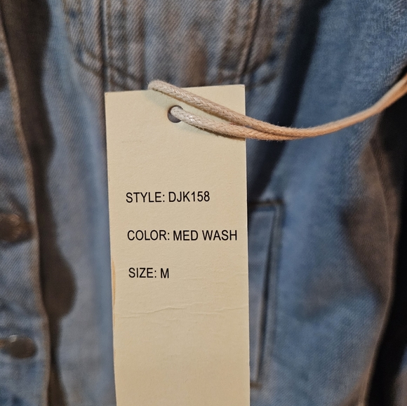 Medium Wash Denim Jacket - Picture 5 of 6